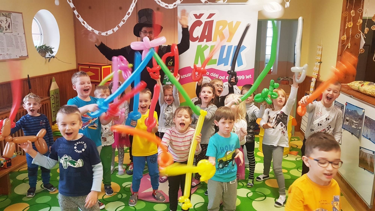 Kouzelník školka Kladno Čáry Kluk Kouzelník školka Kladno Čáry Kluk