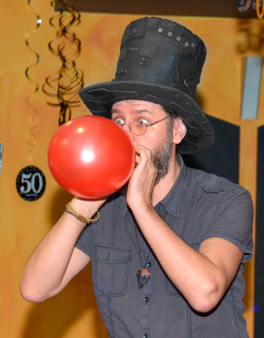 Kouzelník Čáry Kluk a modelování balonků