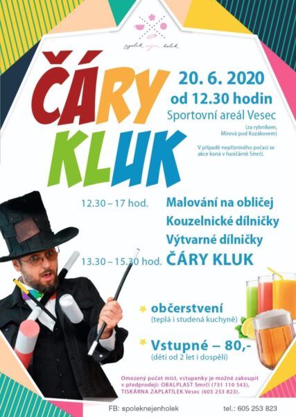 Kouzelník pro děti v Kozákově | Zábava pro děti i dospělé
