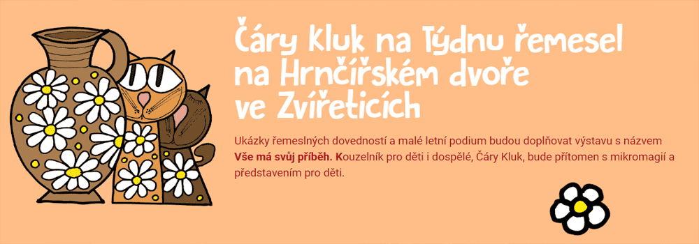 Kouzelník pro děti ve Zvířeticích