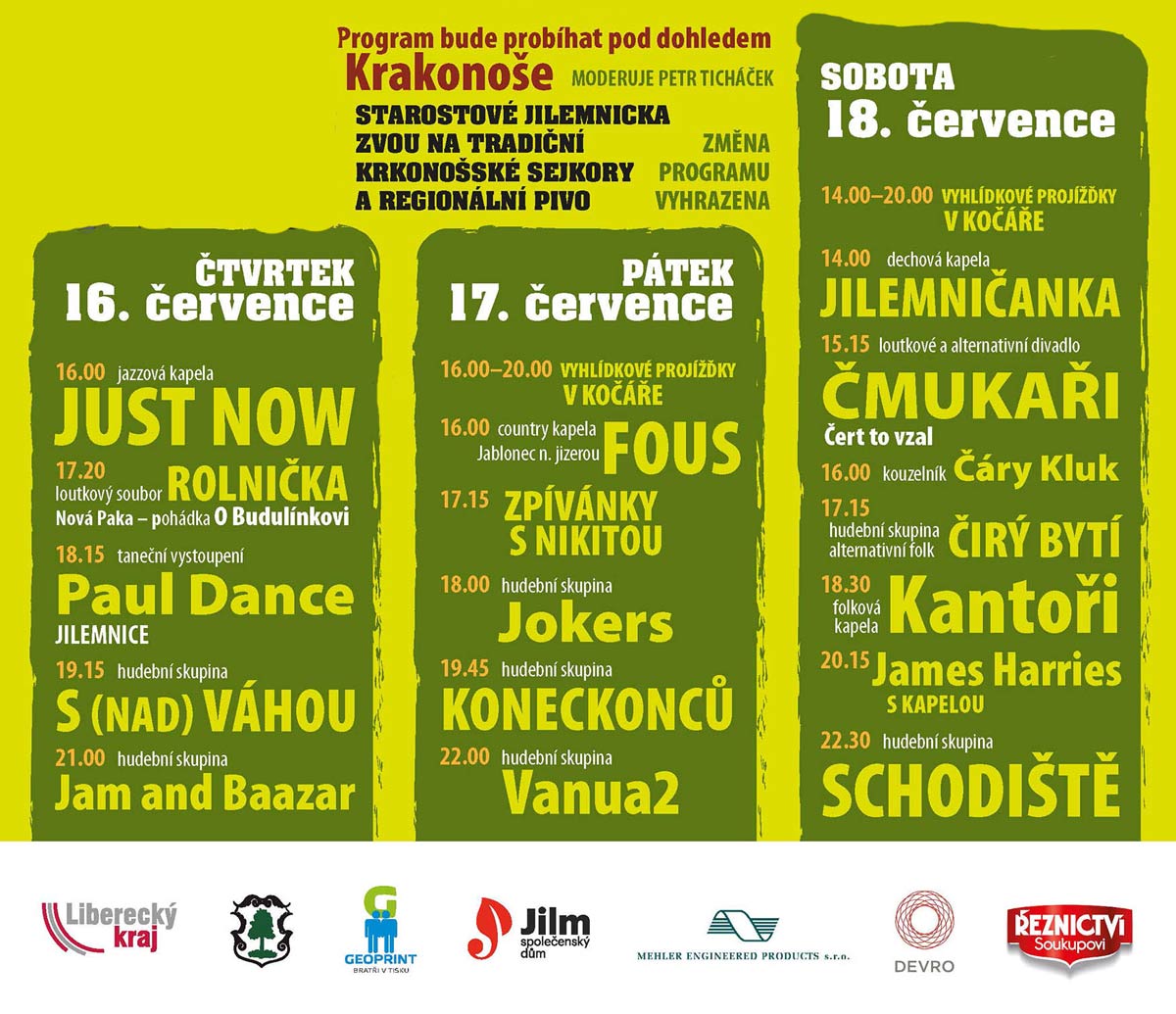 Kouzelník Jilemnice Čáry Kluk 