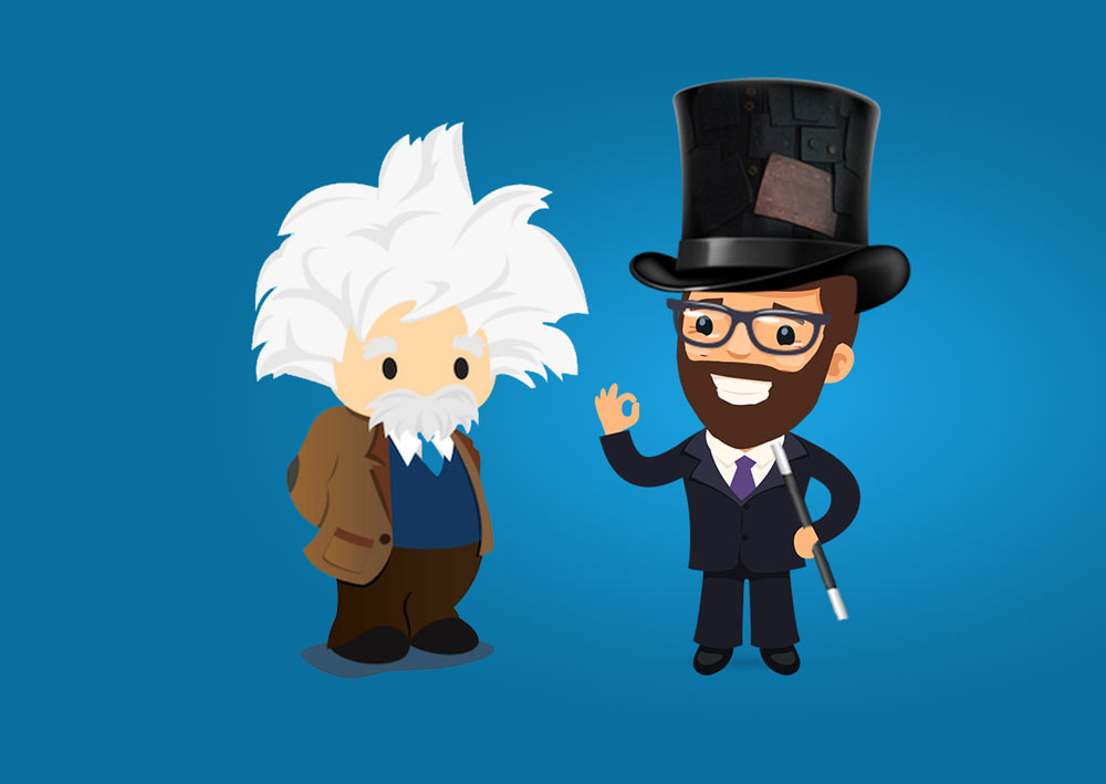 Kouzelník a Alebert Einstein