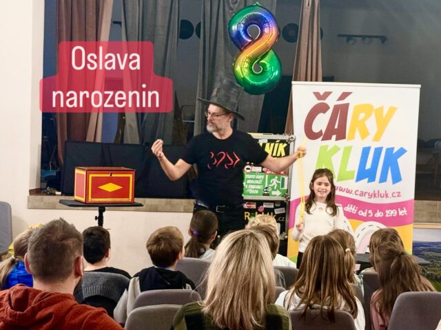 Super narozeninová oslava v Oboře u Tachova 🎉🎩🎈🎂 #kouzelnik #kouzelnikprodeti  #oslava #narozeniny #carykluk