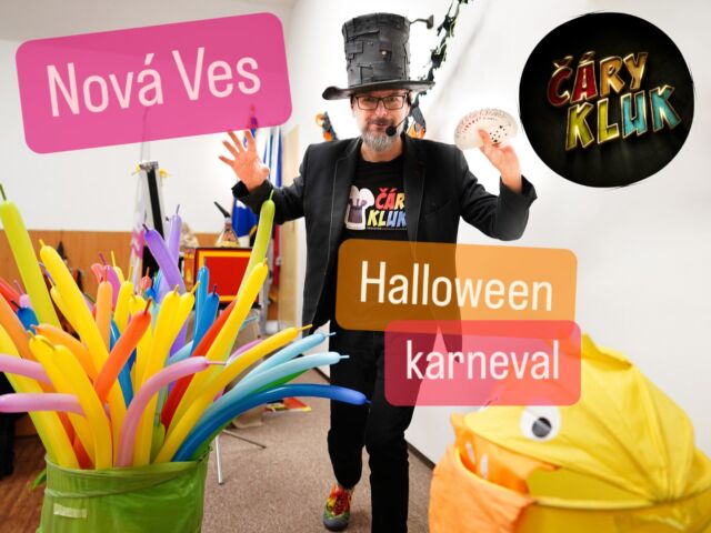 Halloween karneval v Nové Vsi u Mělníka. Přišla snad úplně všechna místní strašidla 😂 Velký dík @bohdanacharivari za skvělou organizaci 🙂. www.muzsfotoaparatem.cz díky za foto 👍
#kouzelnik #kouzelnikprodeti #carykluk #novaves #karneval #halloween